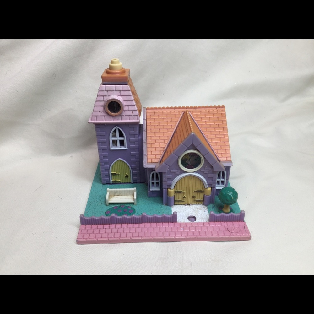 Bluebird Polly Pocket Wedding Chapel Church - READ